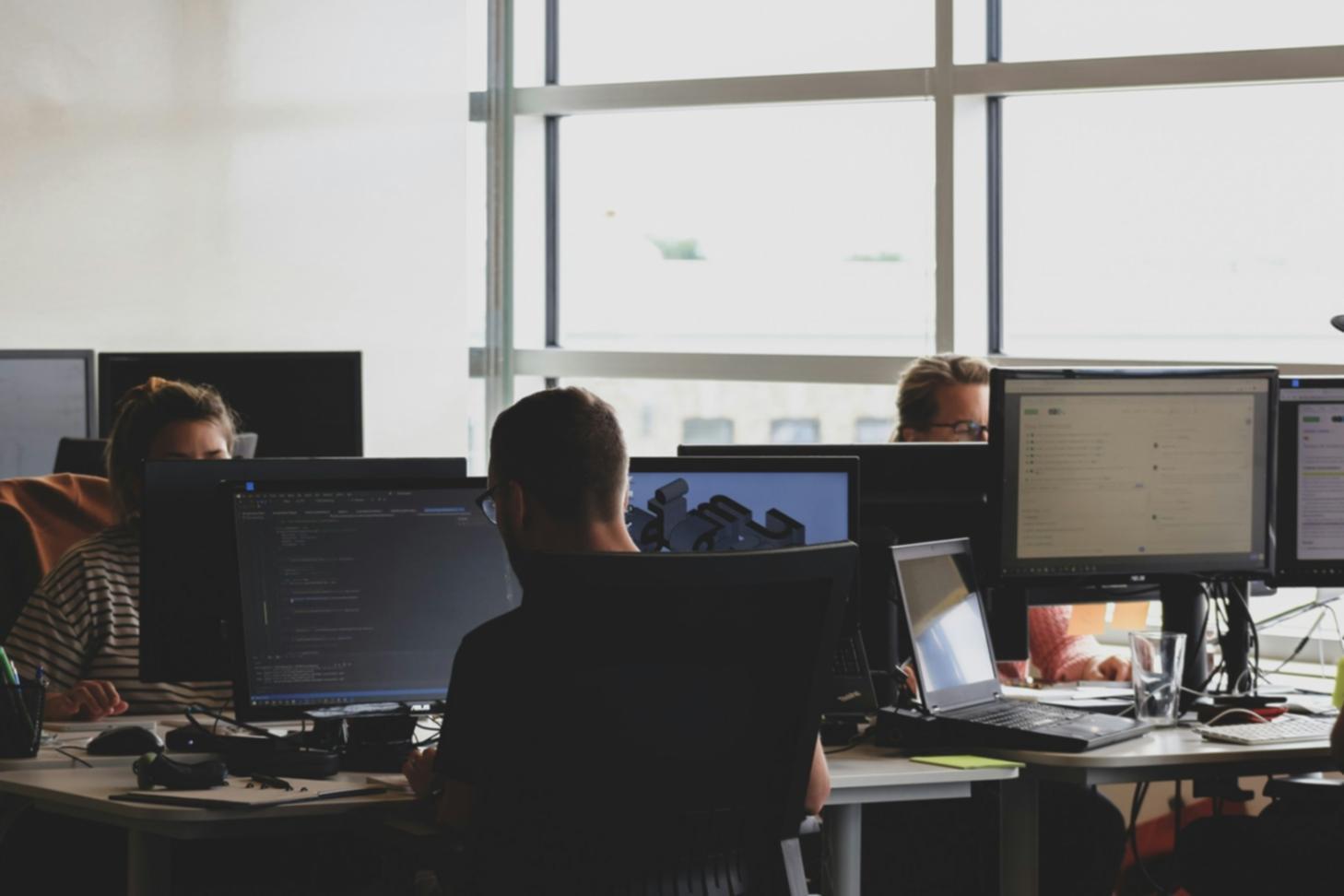 Group online session for mobile app support at Microservix